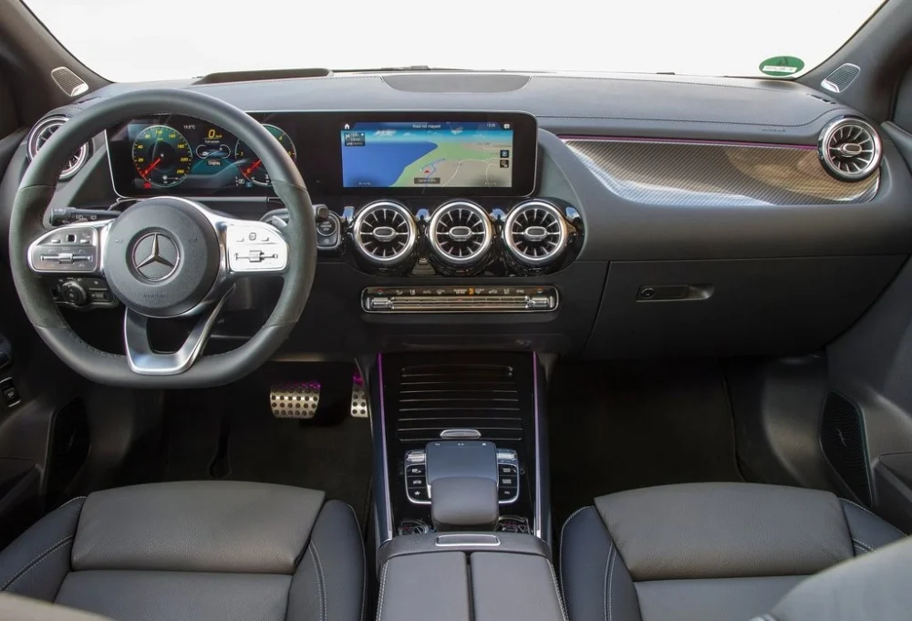 Mercedes Benz B Class Automatic rent a car Montenegro inside