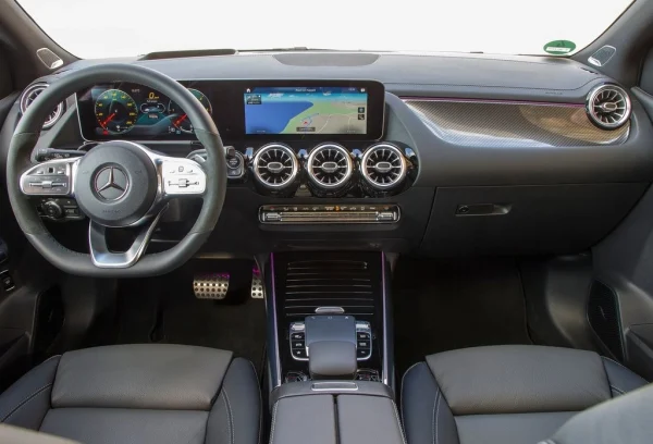 Mercedes Benz B Class Automatic rent a car Montenegro inside