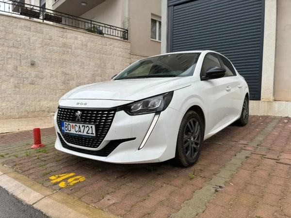 Peugeot 208 Automatic rent a car Montenegro font