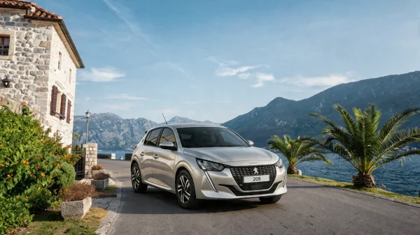 Peugeot 208 Automatic rent a car Montenegro