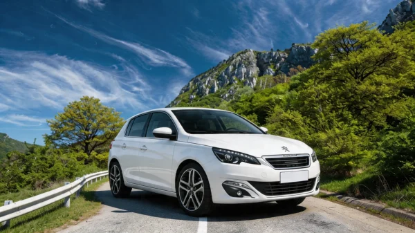 Peugeot 308 Automatic rent a car Montenegro