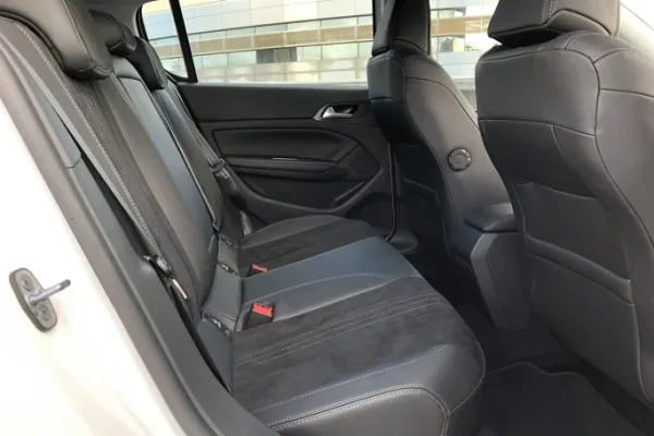 Peugeot 308 Automatic rent a car Montenegro front back seats