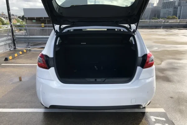 Peugeot 308 Manual rent a car Montenegro trunk