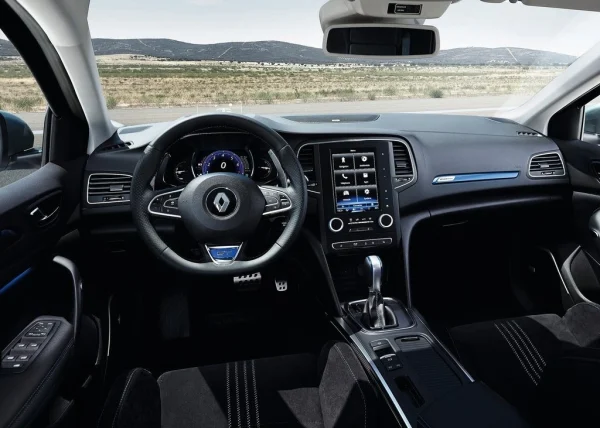 Renault Megane Automatic rent a car Montengro inside