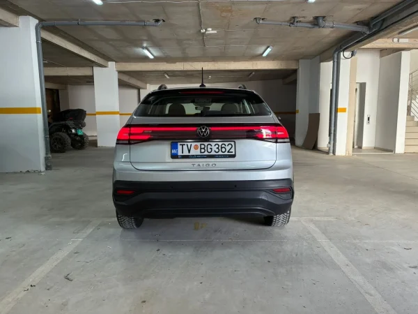 Volkswagen Taigo rent a car Montenengro back