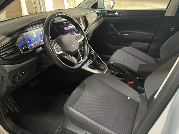 Volkswagen Taigo rent a car Montenengro front seats