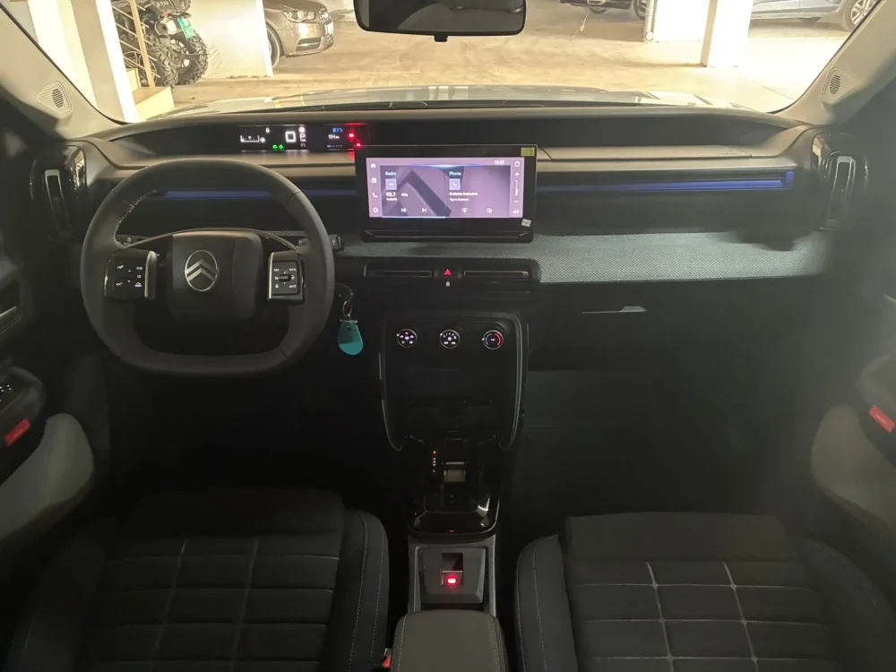 Citroen C3 Automatic Gasoline Hybrid Rent a Car Montenegro inside front
