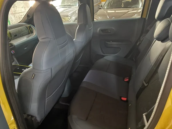 Fiat rent a car Montenegro back seats