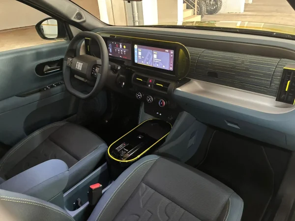 Fiat rent a car Montenegro front seats